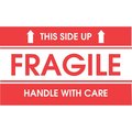 Decker Tape Products Label, DL1776, FRAGILE THIS SIDE UP HANDLE WITH CARE, 4" X 6" DL1776